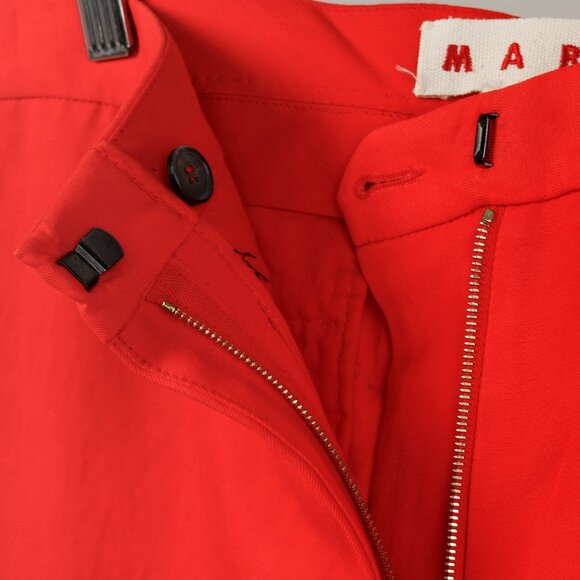 Marni Tomato Red Chino Pant - Picture 3 of 11